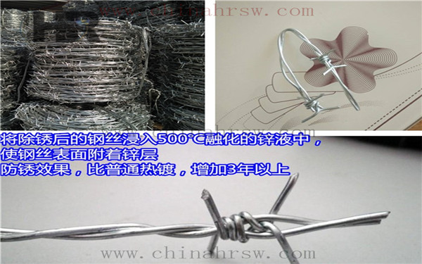 熱鍍鋅刺繩優(yōu)點 熱鍍鋅刺繩優(yōu)點