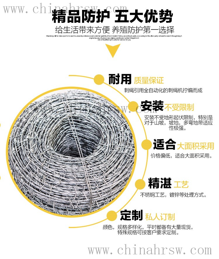 正反擰刺繩 正反擰刺繩